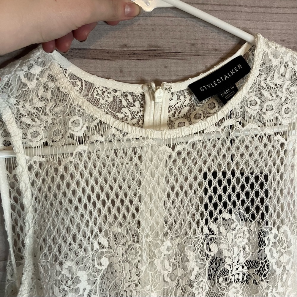 STYLE Stalker Elliot Bodycon Lace Midi Dress - Picture 5 of 14